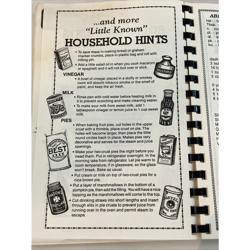Vtg Hasty Elementary School PTA Cookbook Southern N.C. Recipes Spiral Bound - Picture 10 of 15